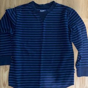 Gap kids waffle knit long sleeve shirt